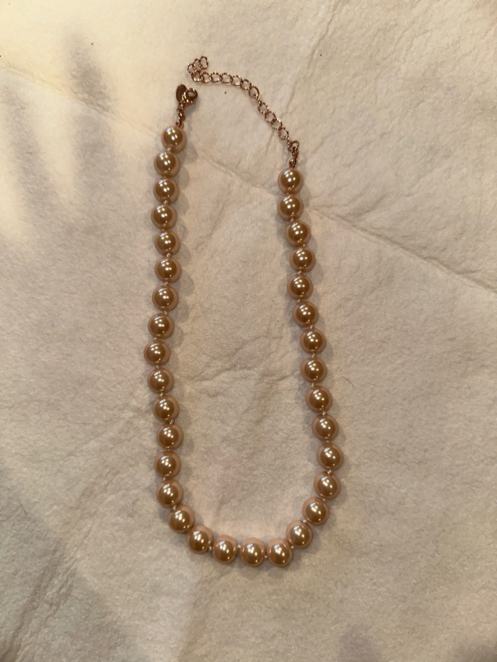 Classic Champagne Faux Pearl Necklace - Women Jewelry